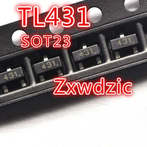 50PCS CJ431 TL431 TL431A 431 TL431ACDBZR SOT-23 New Original