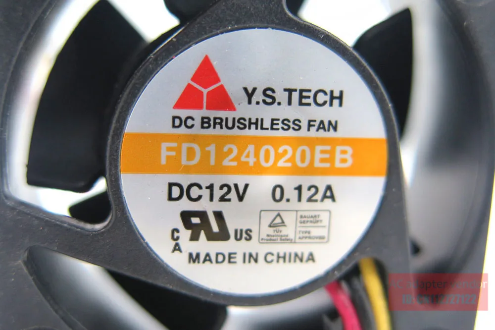 Новый тихий вентилятор охлаждения Y.S.TECH 4020 с двумя шарикоподшипниками 4 см FD124020EB |