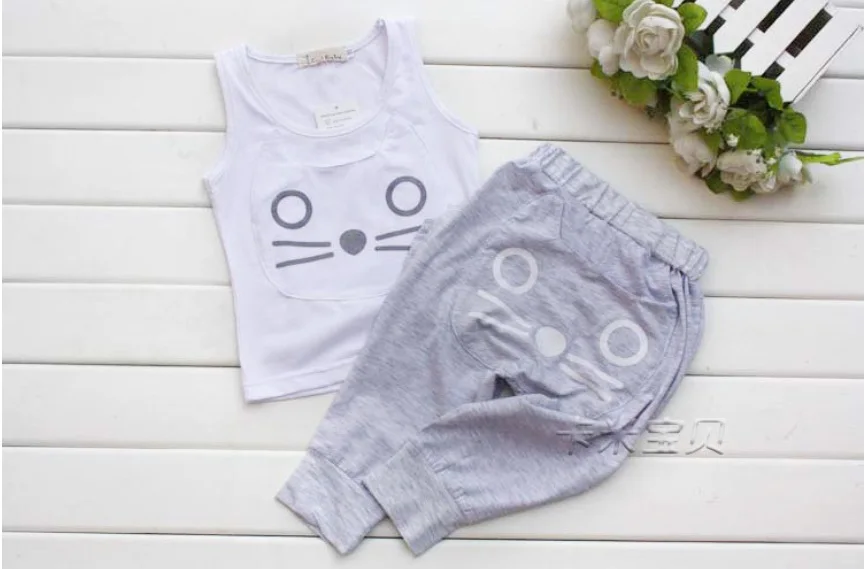 (3 шт./партия) комплект одежды для маленьких девочек летний хлопковый спортивный