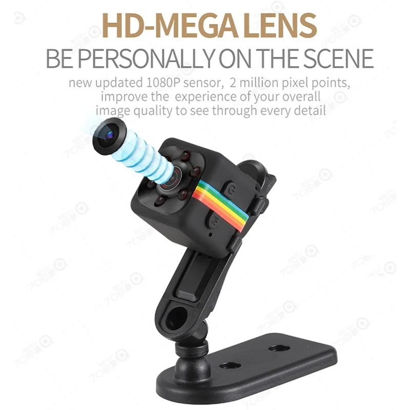 Мини Камера 1080P HD Малый cam Сенсор Ночное видение видеокамера DV Регистраторы SQ11 Micro