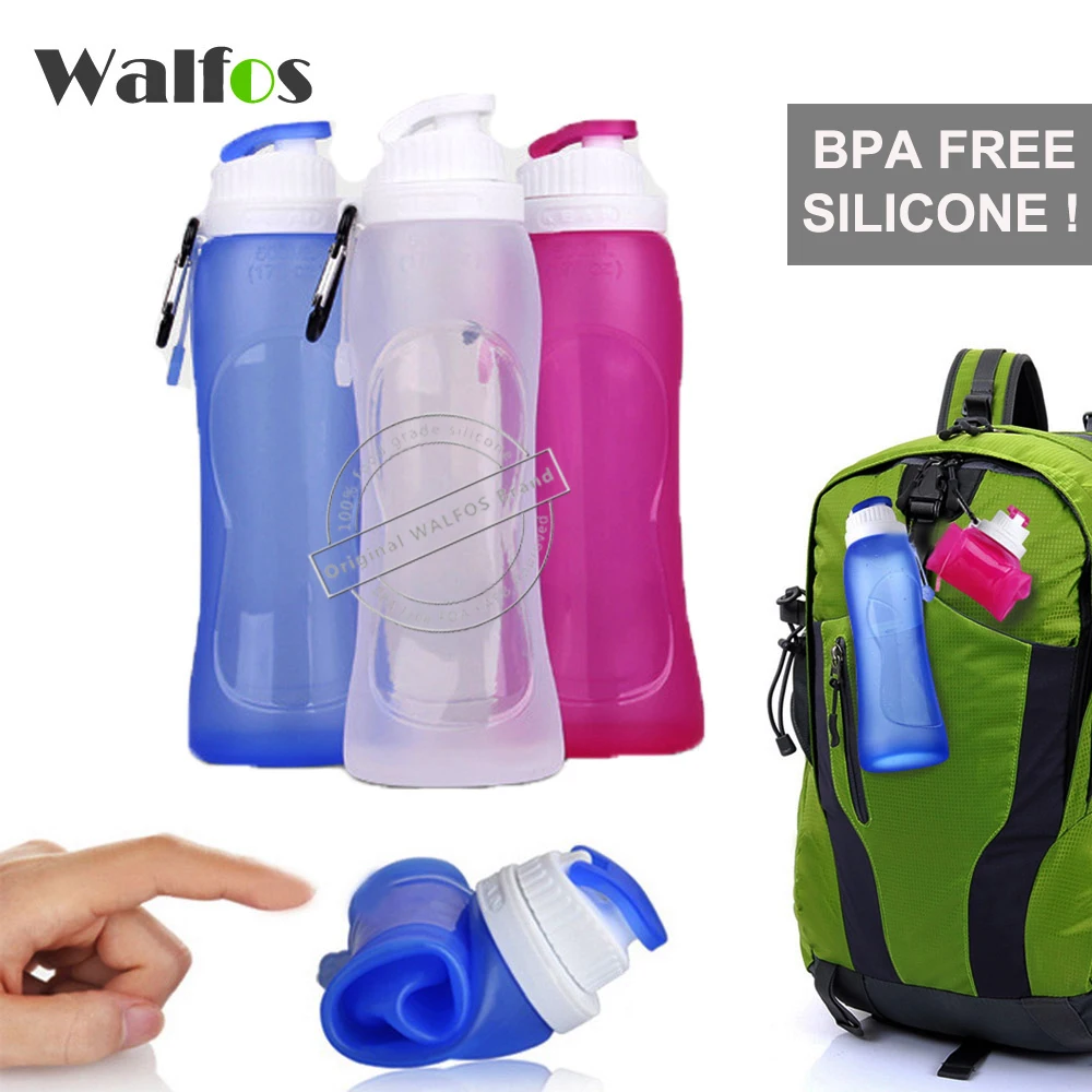 WALFOS 1000 мл портативная Спортивная бутылка для воды без BPA бутылки для воды для заварки чая велосипедный шейкер