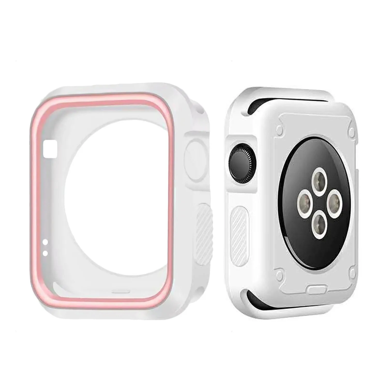 Besegad мягкий силиконовый защитный чехол бампер для Apple Smart Watch iWatch серии 1 2 3 38 мм 42