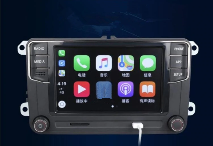 Carplay RCD360 RCD 360 MIB Авторадио Mirrorlink 6RD 035 187B PRO для Golf 5 6 Jetta MK5 MK6 Polo Passat B6 B7 CC Tiguan T |