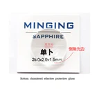 Бесплатная доставка 1 шт 1,5 мм толщина выпуклый сапфир выберите размер от 20 мм до 29,5 мм Размер