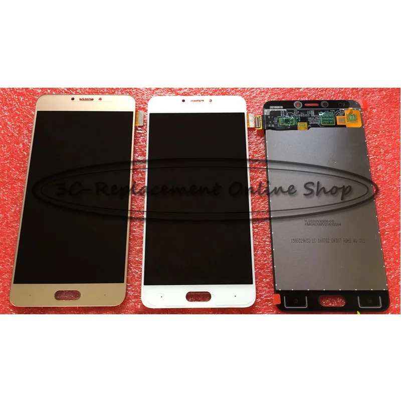 100% тестирование белый/черный/золото 5 дюймов Сенсорная панель для Blu Vivo 6 / шесть