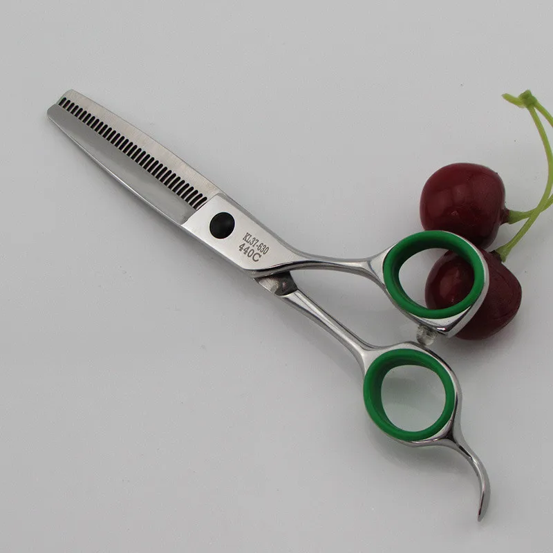 Purple Dragon 6 inch Hair Scissors Professional No Trace Barber Shear Ultra-small Thining Rate 10% Stainless Steel Haircut | Красота и