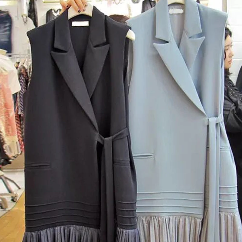 Элегантный рукавов для женщин длинные пальто Новинка весны Карманы регулируемый