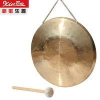 35cm low pitch gong with hammer sisals gonfalons chinese traditional musical instrument