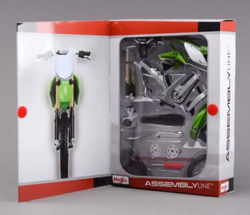 Коллекционные Moto 1/12 Весы литья под давлением Kawasaki KX450F модель мотоцикла DIY