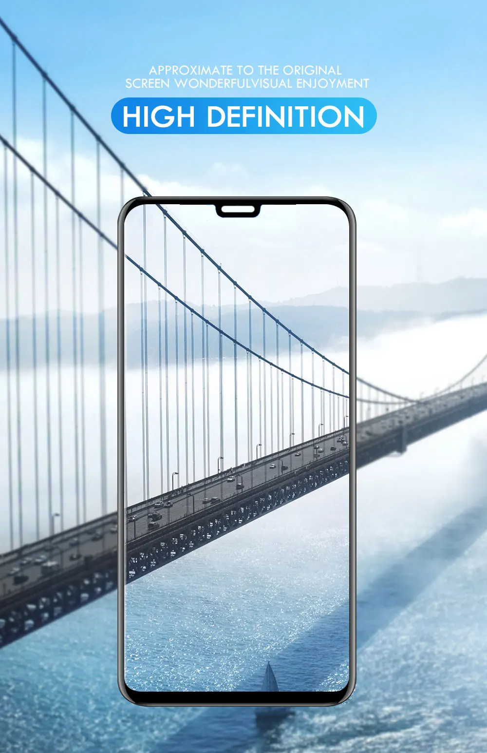 Олеофобное стекло для huawei honor 8x, защита экрана, полное покрытие, закаленное стекло honor 8x, противовзрывное изогнутое 5D стекло