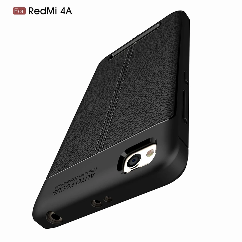 Чехол для Xiaomi Redmi 4A из мягкого силикона, задняя крышка TPU для телефона Xiaomi, чехол Carbon Fiber Capa.