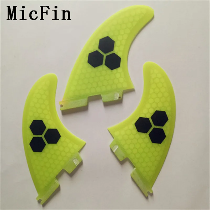 2017Micfin стекловолокно и технические характеристики thruster FCS 2 fin сотовый плавник для