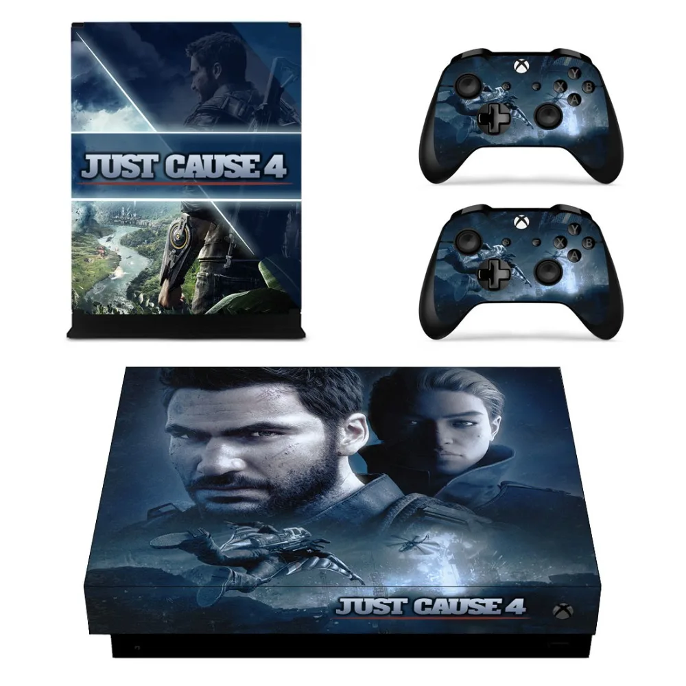 Just Cause 4 Faceplates Skin Console & Controller Decal Stickers for Xbox One X + Sticker | Электроника