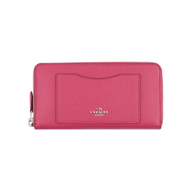 Кожаный кошелек на молнии F54007/F21068/F21073 - Цвет: PinkF54007SVMJ