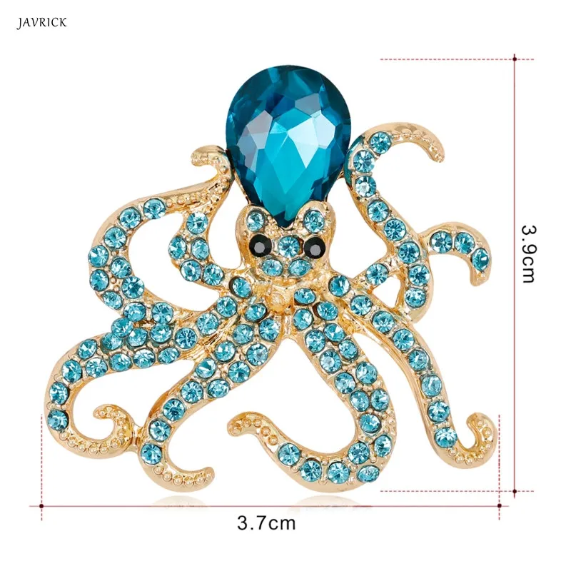 

Octopus Brooch Pins Jewelry Women Men Luxury Fashion Gifts Antique Suit Corsage Beautiful Jewelry Accessory