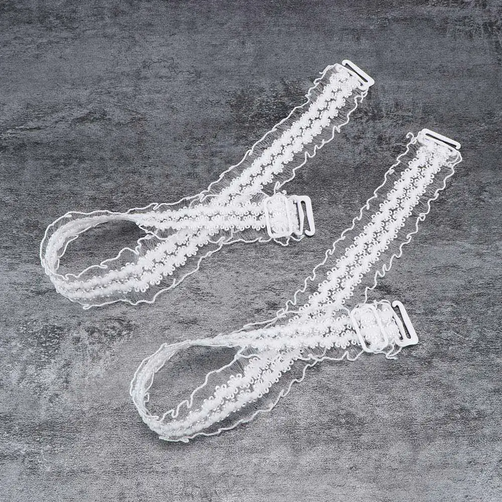 1 Пара регулируемых бюстгальтеров на каждый день невидимые кружевные ремешки с