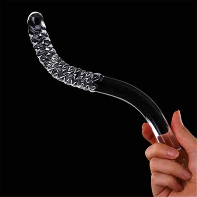 Clomedsx Кристалл dildo Анальная пробка массаж простаты мастурбатор секс-игрушки для