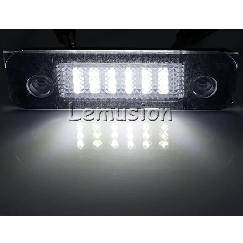 1 пара Автомобильный светодиодный номерной знак светильник дневные ходовые огни