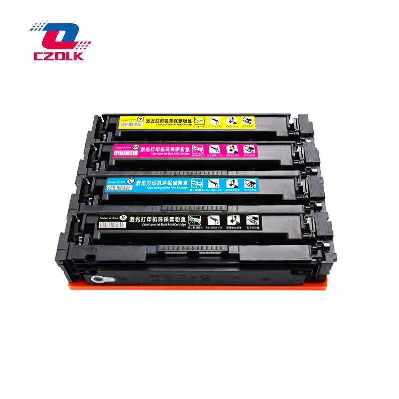 

1Set(B Y C M) X New compatible 203a CF540a CF541a CF542a CF543a Toner Cartridge for HP M254dw 254nw MFP M281cdw 281fdW With chip