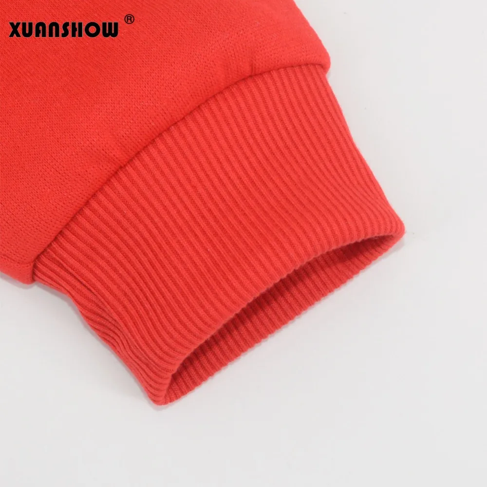 

XUANSHOW Tracksuit 2021 Autumn Winter Women's Sweatpants Suit Letter Printed 0-Neck Sweatshirt + Patchwork Long Pant 2 Piece Set