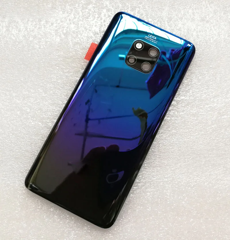 Оригинальное заднее стекло для huawei mate 20 Lite mate 20 крышка батареи mate 20 Pro задняя дверь корпус панель+ стекло объектив - Цвет: mate20pro aurora