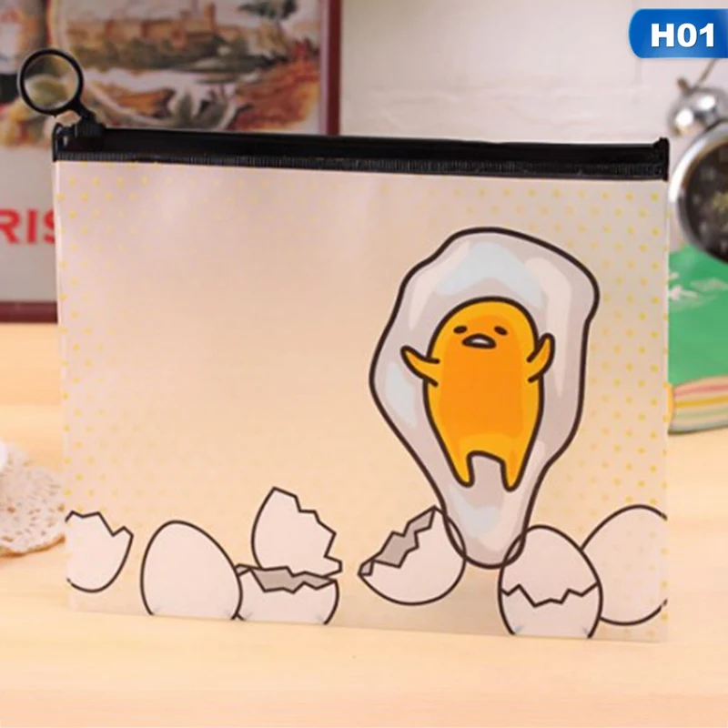 H01 22*18 см взрыв яйцо секс корейские канцелярские рисунки из мультфильма ПВХ Водонепроницаемый A5 файл объекты файловых систем - Цвет: H01