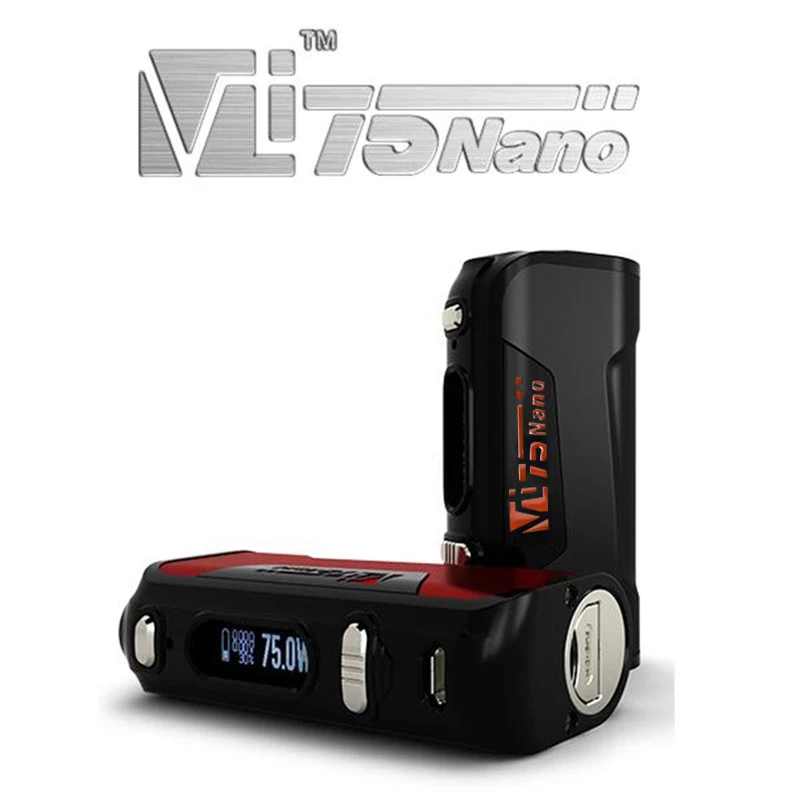 100% оригинал HCigar VT75 nano DNA75 фишки TC поле Mod электронных сигарет моды для тела один 18650