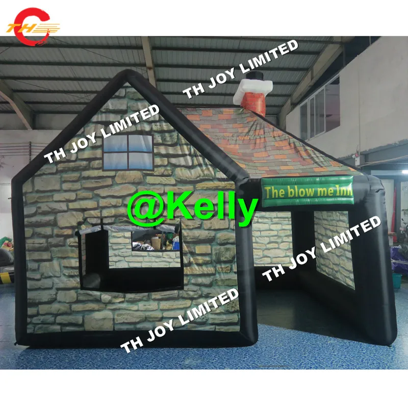 Free air shipping 6x4x5mH irish pubs for outdoor commercial inflatable bar tent Irish style inn pub | Игрушки и хобби