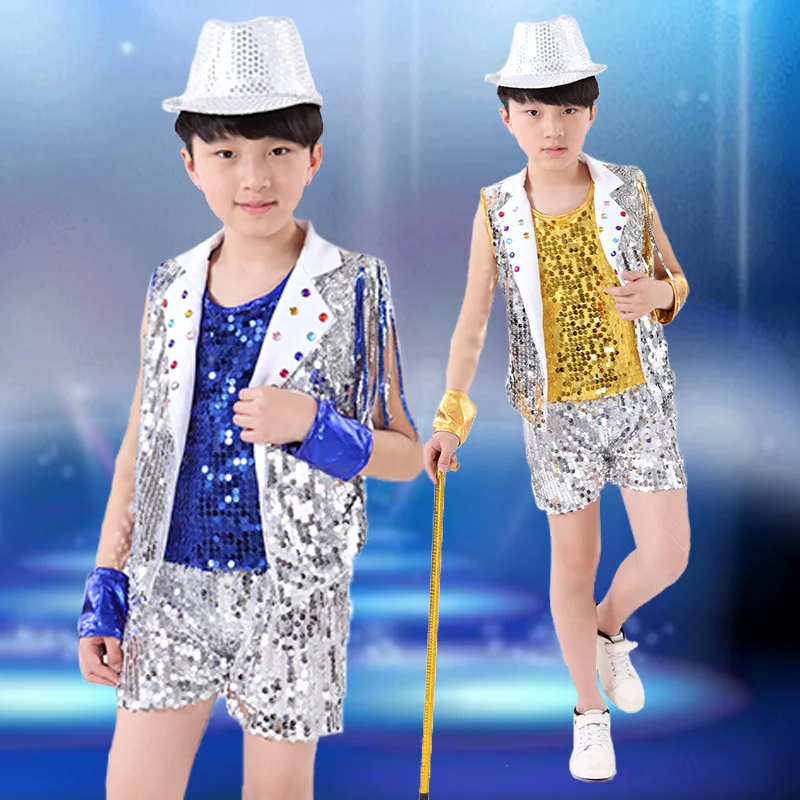 Детская одежда для джазовых танцев мальчиков и девочек детский современный