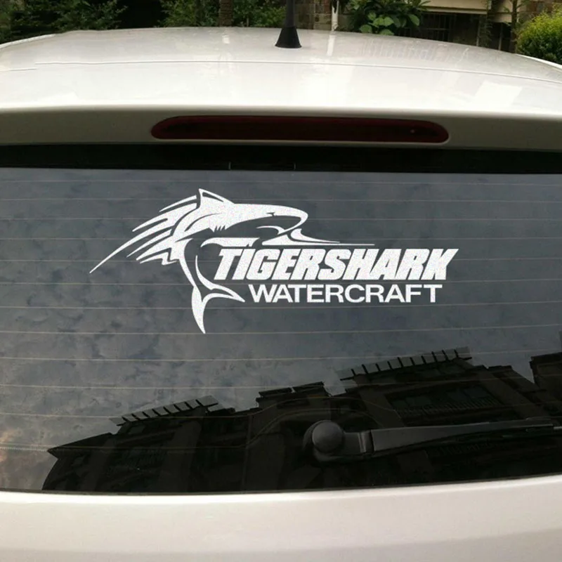 Автомобильный Стайлинг наклейки на бампер Акула автомобильная наклейка tigershark