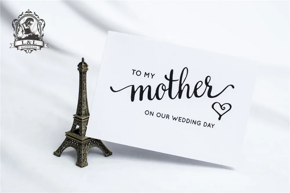 C17 Wedding открытка моему папе/маме милая любовная нотка на день свадьбы годовщина