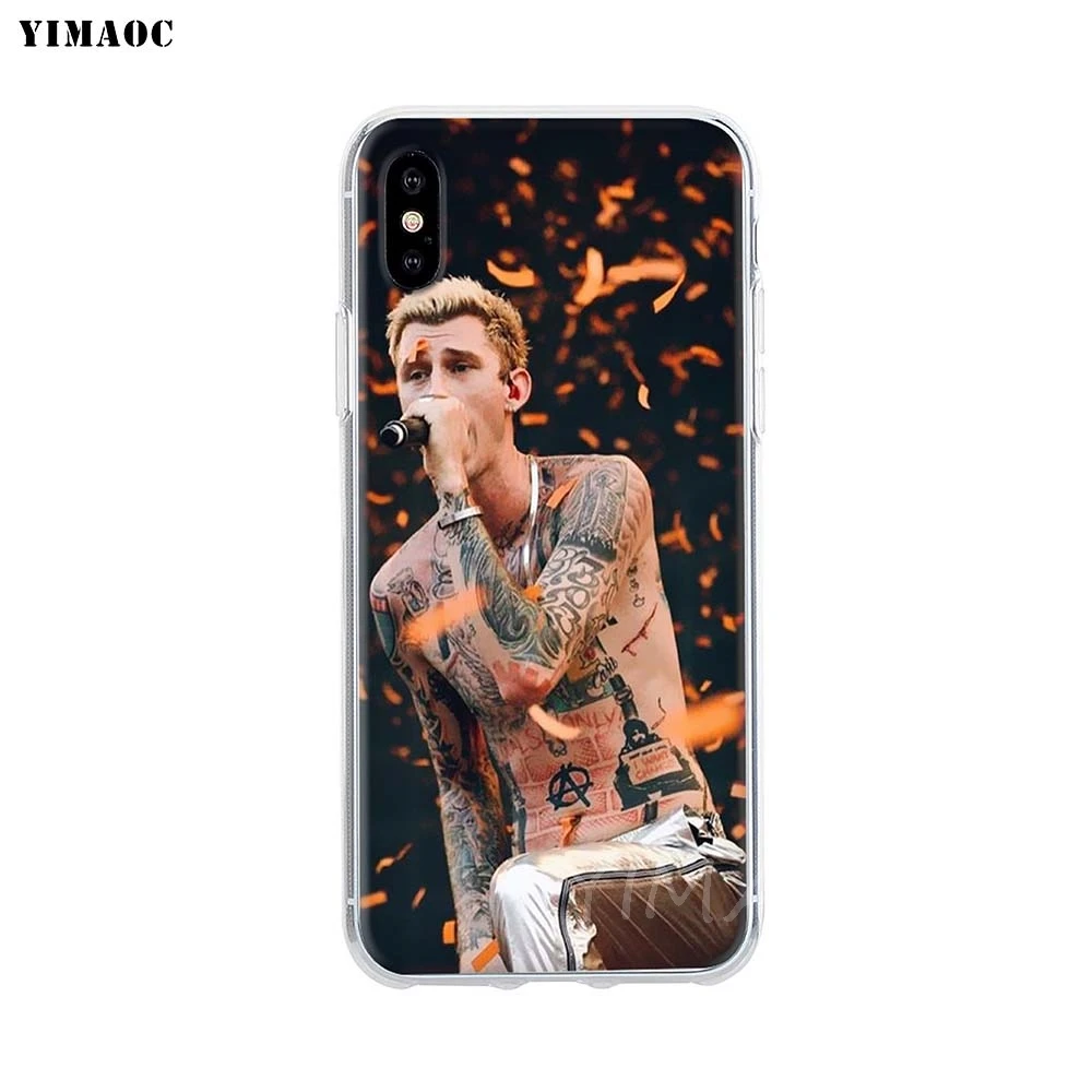 YIMAOC MGK Machine Gun Kelly Soft Case TPU Silicone Cover for iPhone 8 7 6 6S Plus 5 5S SE X XR XS 11 Pro Max Shell Cases |