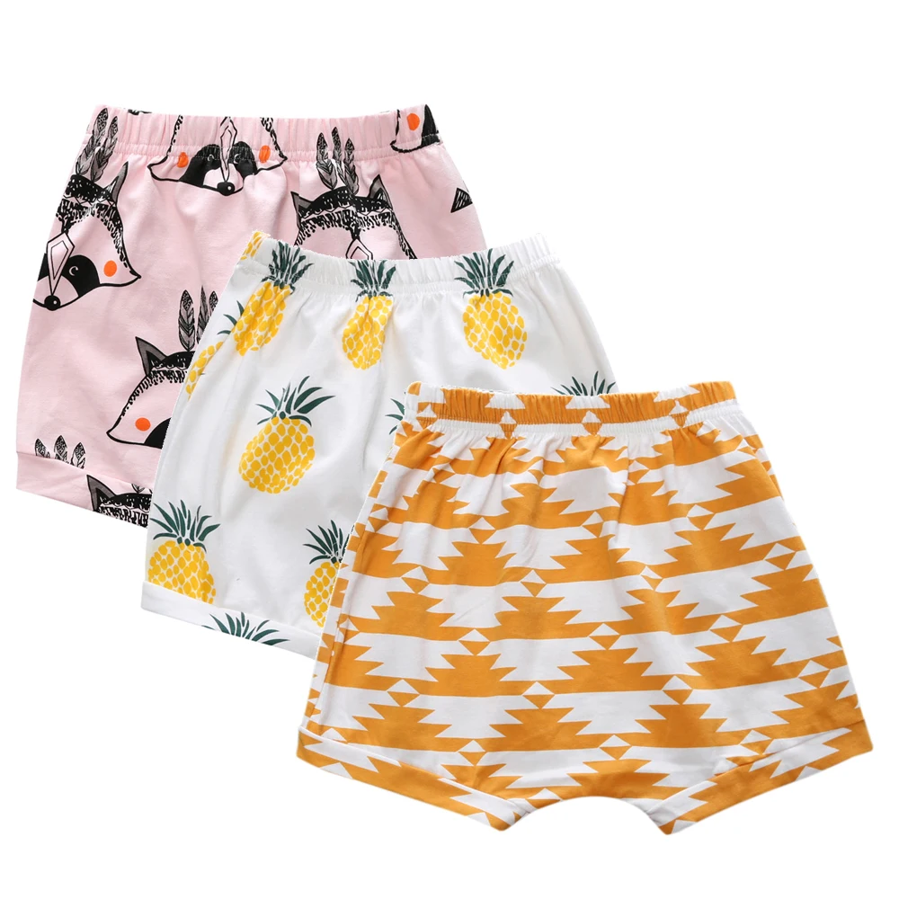 2021 Toddler Baby Boy Girl Kids Shorts Bottoms Summer New Cartoon Pineapple Print Swimming Panties Beach Holiday 6M-4T | Детская одежда