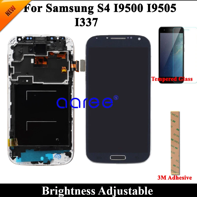 100% протестированный ЖК дисплей для Samsung S4 I9505 I9500 i9505 i9506 i337 экран с сенсорным