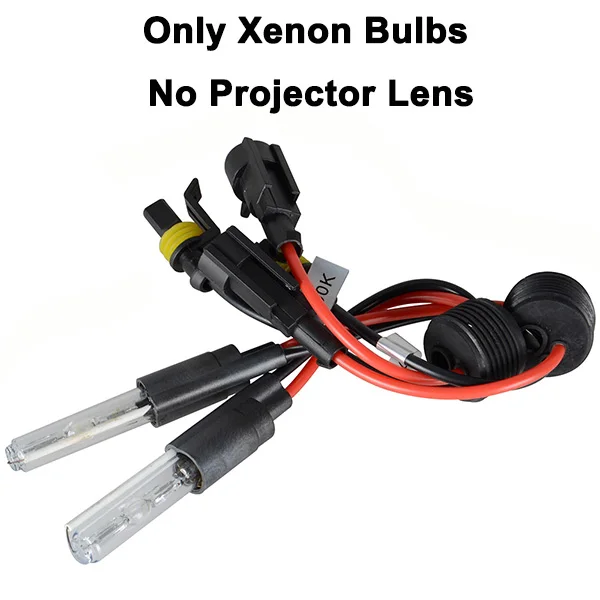 HELLA 5 2 шт. 3,0 ''линзы проектора bi xenon H7 без потерь неразрушительная установка H1 H3 H4 H7 H11 авто фары для автомобиля - Цвет: Only 6000K bulbs