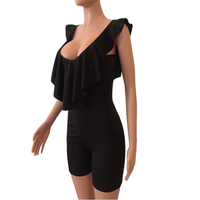 2018 Лето спинки комбинезон для Для женщин пикантные Одна деталь наряды Шорты