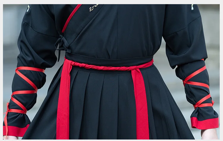 Мужской костюм Hanfu Женский сценический костюм Han Ele Мужская t одежда для выступлений мужской Традиционный китайский стиль Национальный комплект одежды DN3509
