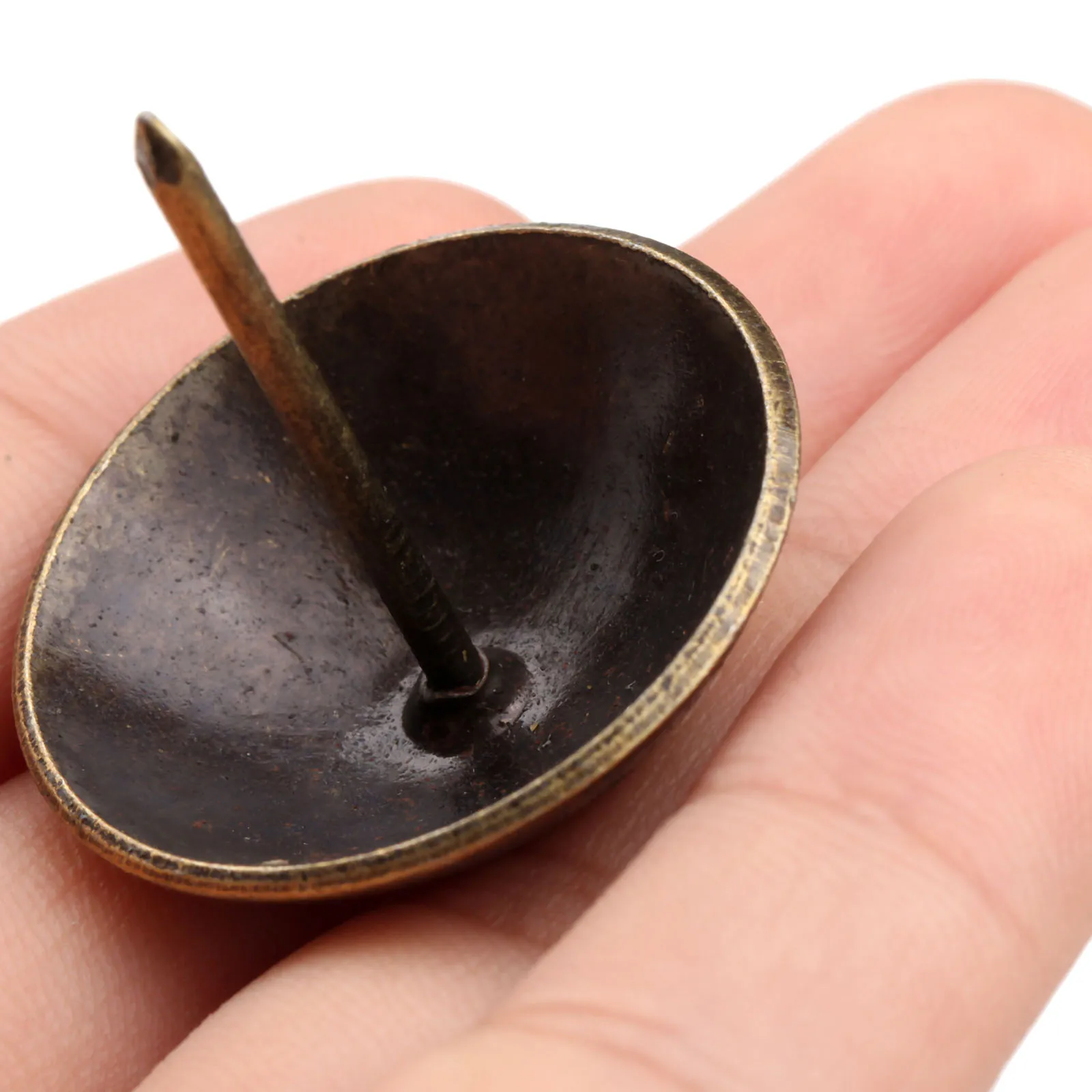 5 шт. 3 см античная латунь обивка для ногтей декоративной обивки Tacks серьги