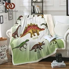 BeddingOutlet динозавр, семейное одеяло для детей, искусственное плюшевое одеяло с имитацией Юрского периода, покрывало на кровать, диван, постельное белье для мальчиков