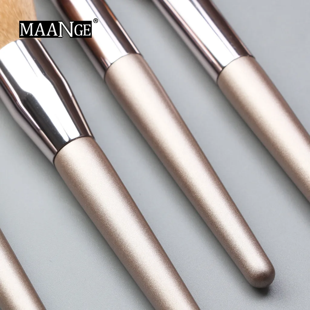 Набор кистей для макияжа набор косметических деревянных лица губ теней румян