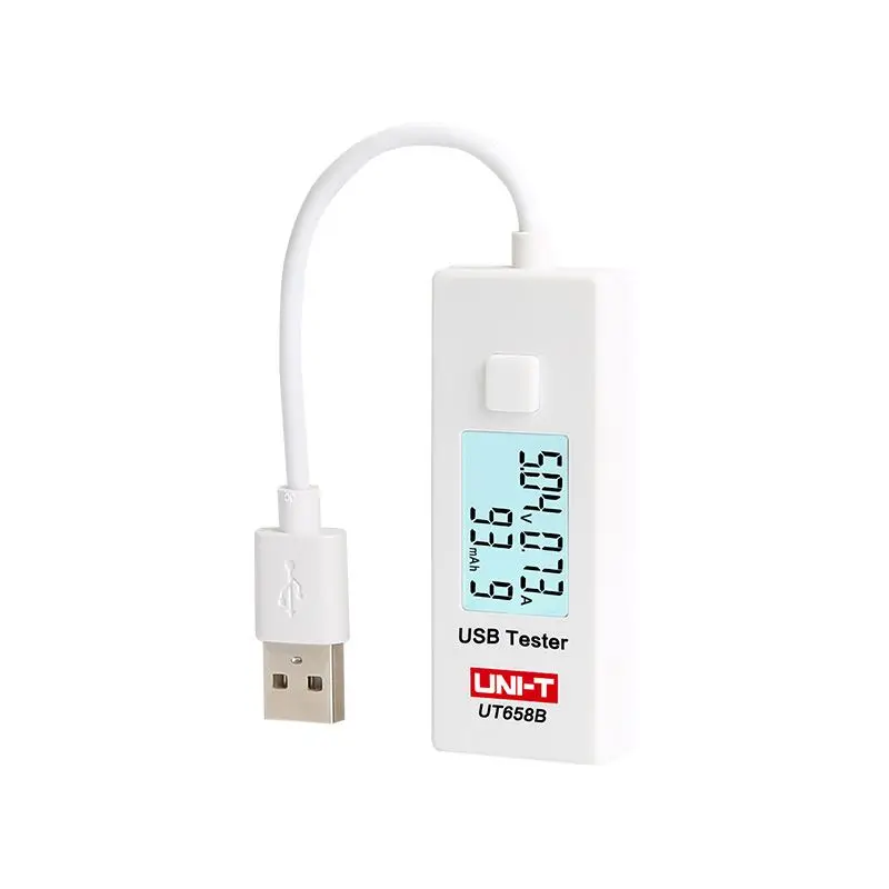 UNI-T UT658 USB прибор для тестирования напряжения зарядное устройство для мобильного телефона контроль качества и безопасности