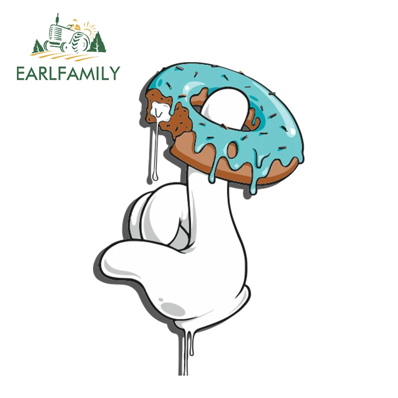 

EARLFAMILY 13 см x 8,8 см с фотографией, Виниловая наклейка, автомобильная наклейка на бампер, заднее ветровое стекло, автомобильный Стайлинг, мульт...