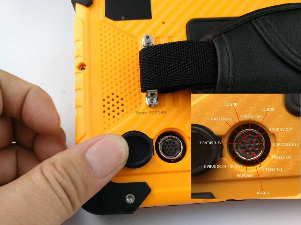 Китай s70l Прочный Android Планшеты PC отпечатков пальцев телефона RS232