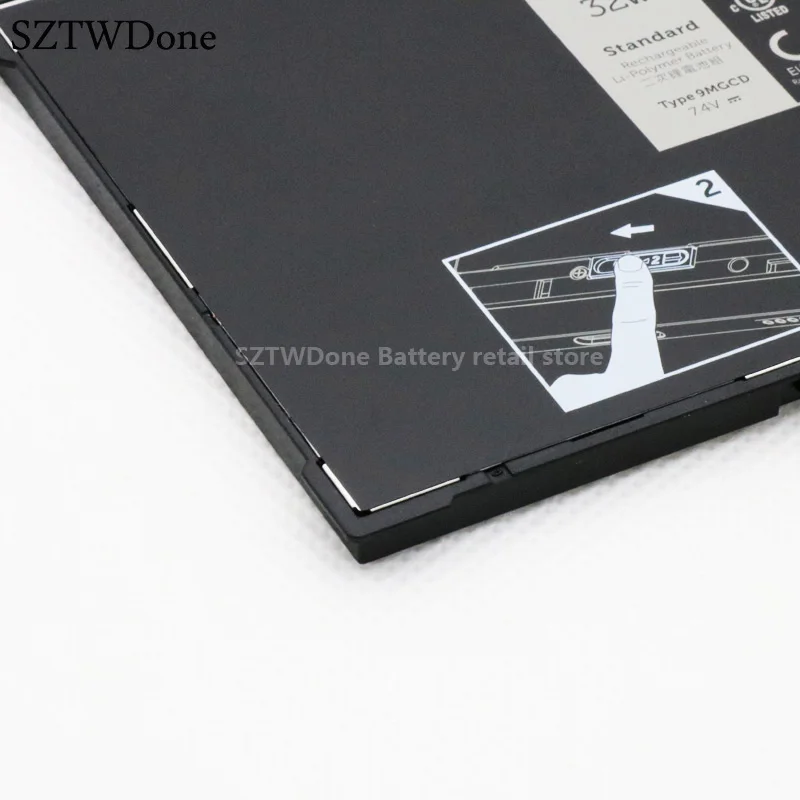 Новый аккумулятор SZTWDone 9MGCD для планшета Dell Venue 11 Pro 5130 T06G XMFY3 VYP88 7 4 в 32 Втч|battery for