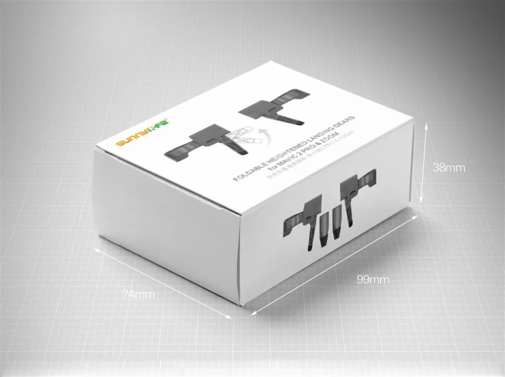 Mavic 2 шасси складные увеличивающие посадочные ноги опорные ножки для DJI Mavic 2 Pro/Zoom RTF части дрона не нужно разбирать