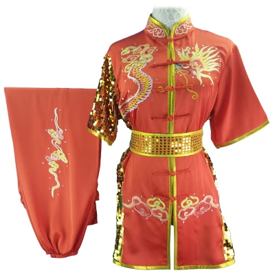 Wushu одежда форма для ушу костюм кунг-фу форма для единоборств китайский воин костюм Упражнение TA415 - Цвет: 6