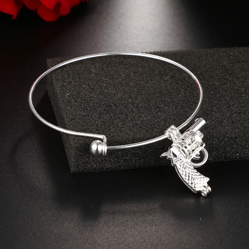 Low Price Pearl Cage Bracelet With 7-8mm Genuine White Rice Shape Freshwater Punk Style For Women&ampGirls Best Gift |