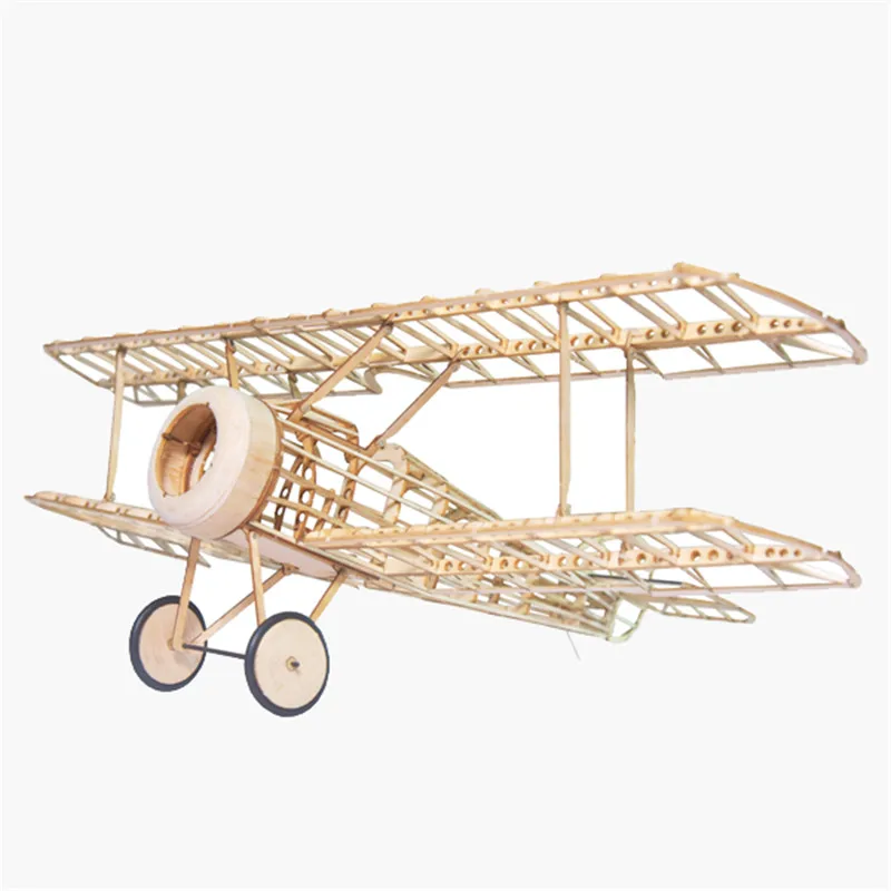 Мини Camel Fighter 380 мм размах крыльев Balsa Wood Laser Cut RC Самолет набор в сборе новое