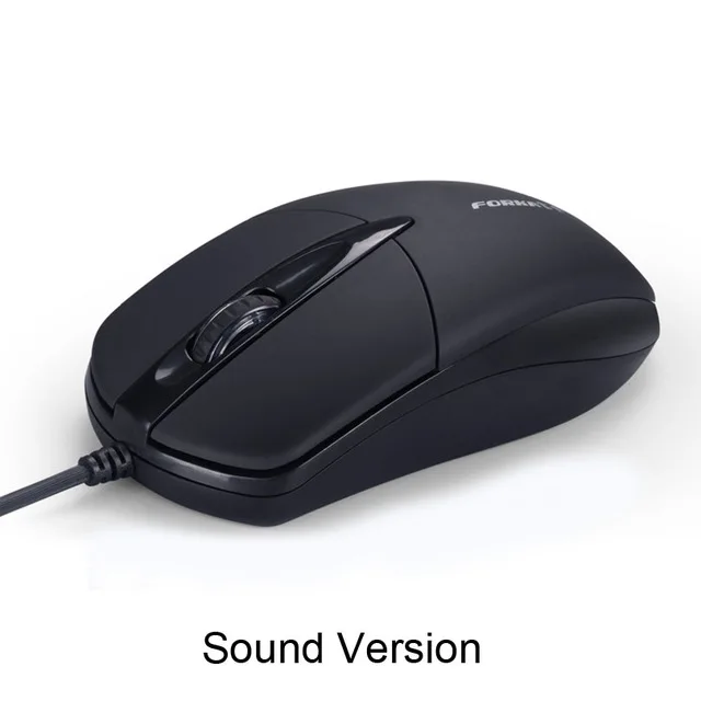 Sound Version Новейшая USB Проводная компьютерная мышь, бесшумный щелчок, светодиодный, оптическая мышь для геймера, ПК, ноутбука, компьютера, мыши для офиса, домашнего использования - Цвет: Sound Version