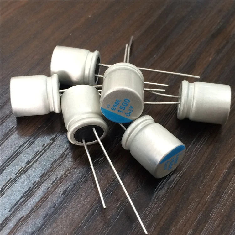 Capacitos 6.3V 1500UF graphics card Cap solid capacitor motherboard specific capacitance 10*12.5 DIY electrolytic capacitors | Электронные
